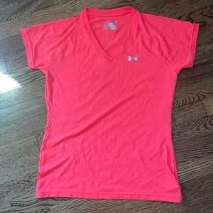 Women’s Neon Pink Semi-Fitted Under Armour Top